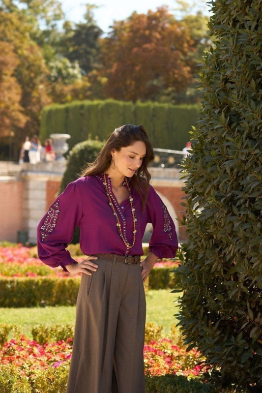 BLUSA VIOLETA