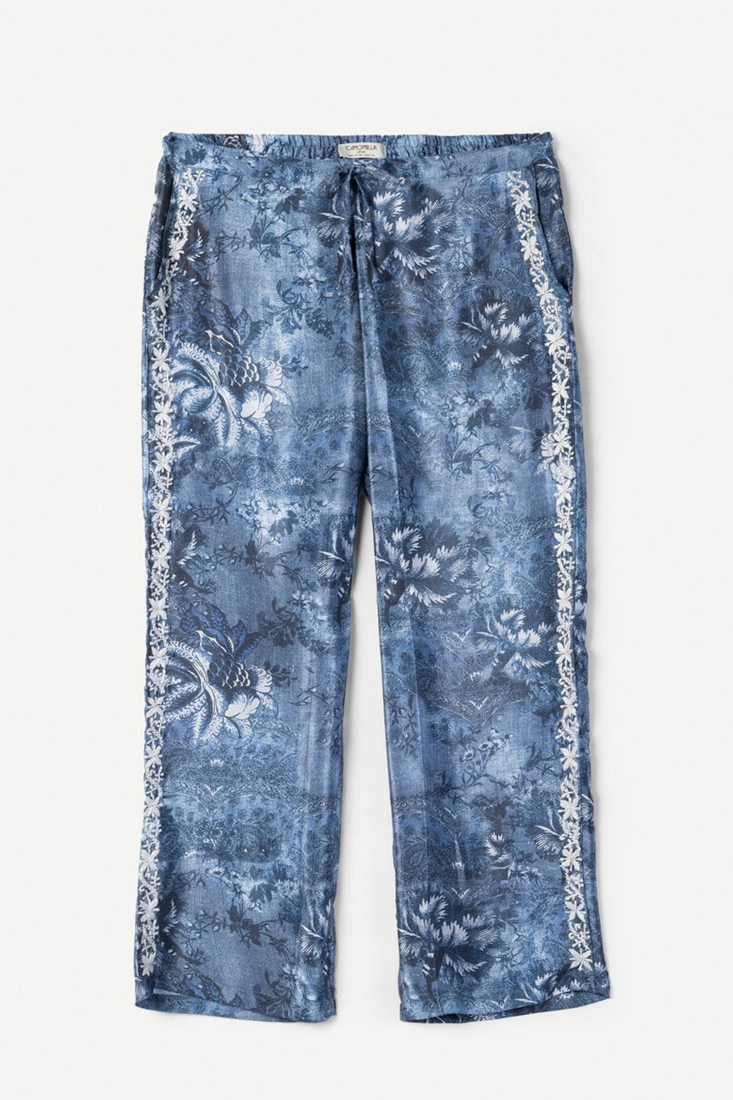 CALÇA BRANCA E AZUL