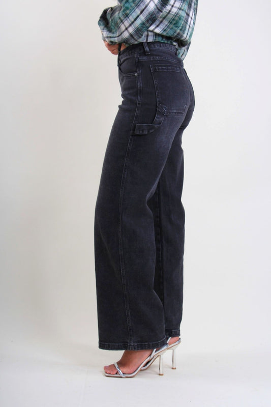 CALÇA DE GANGA PRETA