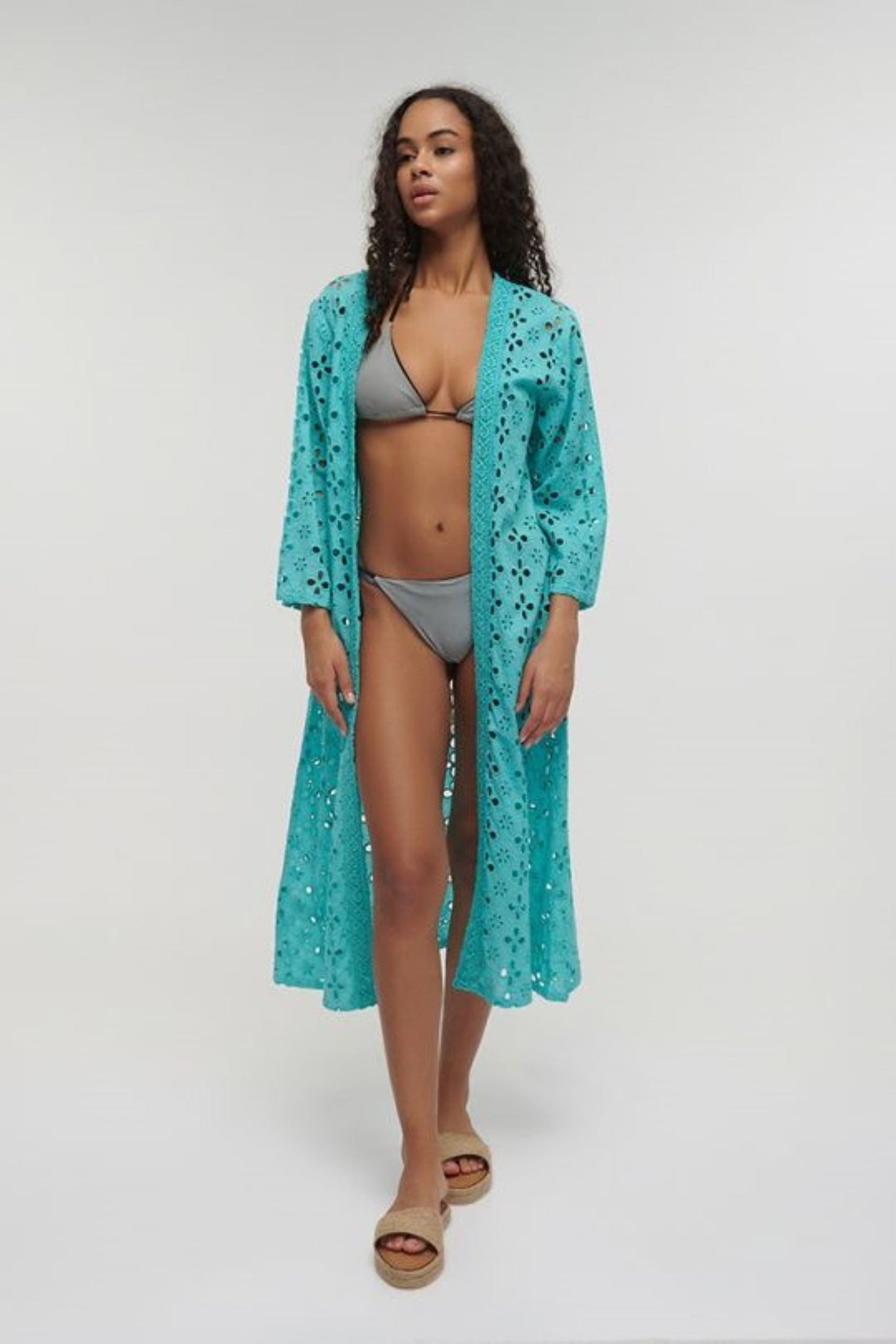 KIMONO TURQUESA