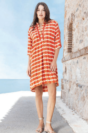 VESTIDO CURTO MULTICOLOR