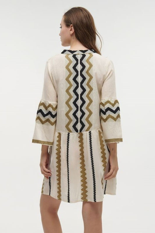 VESTIDO CURTO MULTICOLOR