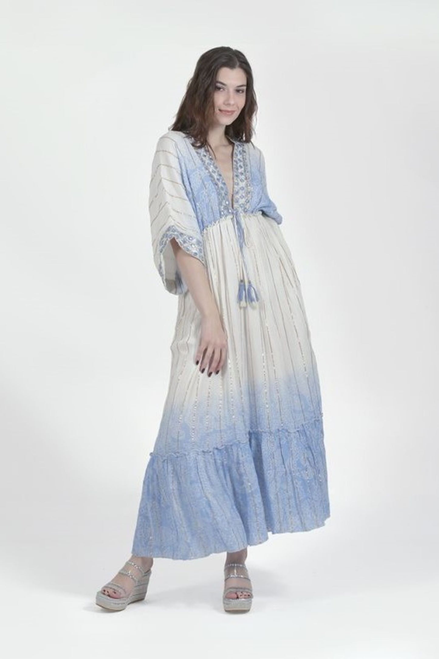 VESTIDO LONGO AZUL