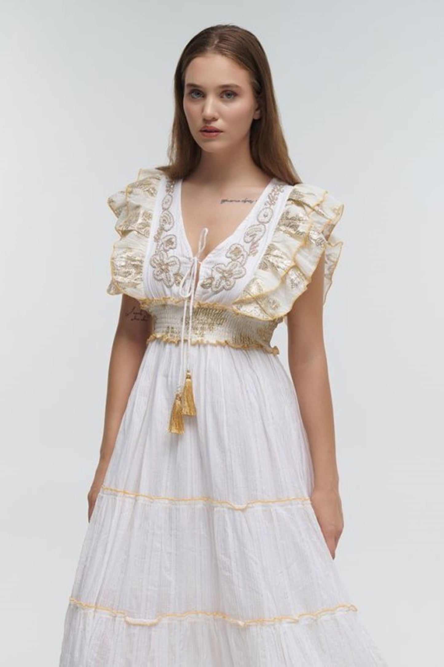 VESTIDO LONGO BRANCO