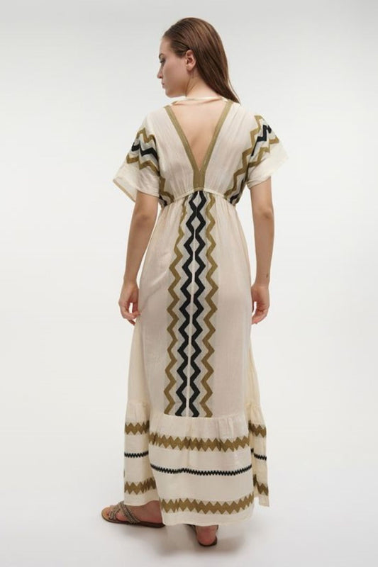 VESTIDO LONGO MULTICOLOR