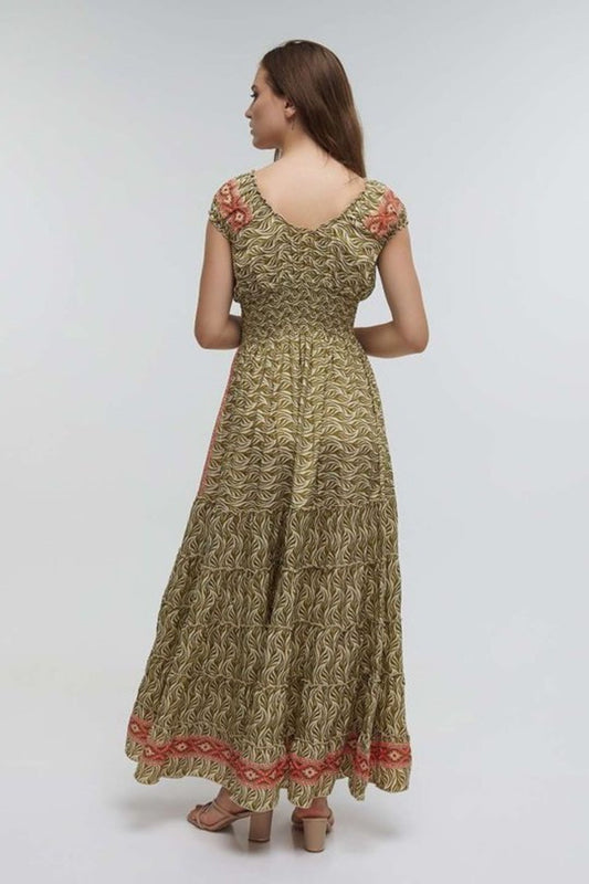 VESTIDO LONGO COLORIDO