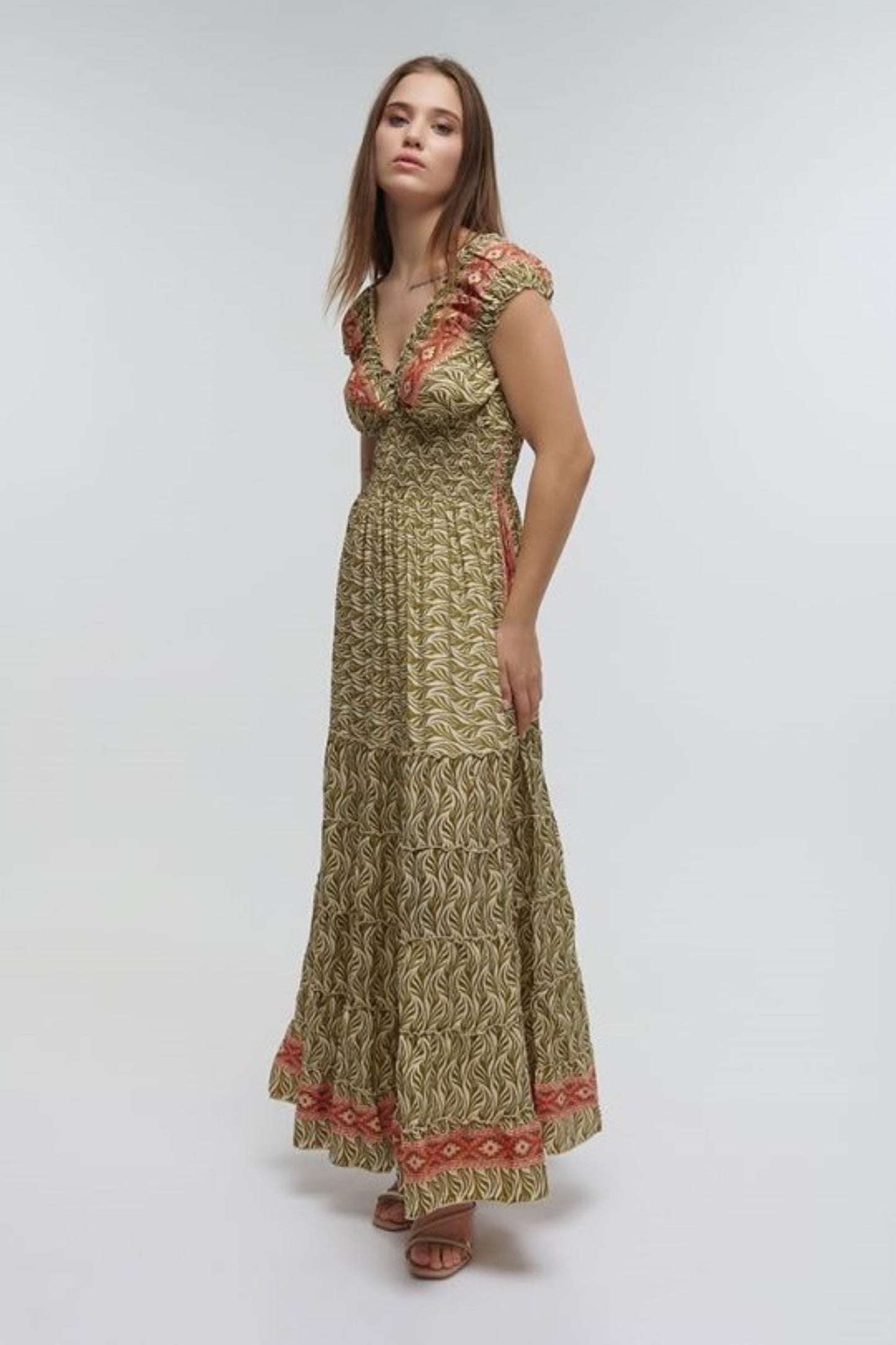 VESTIDO LONGO COLORIDO