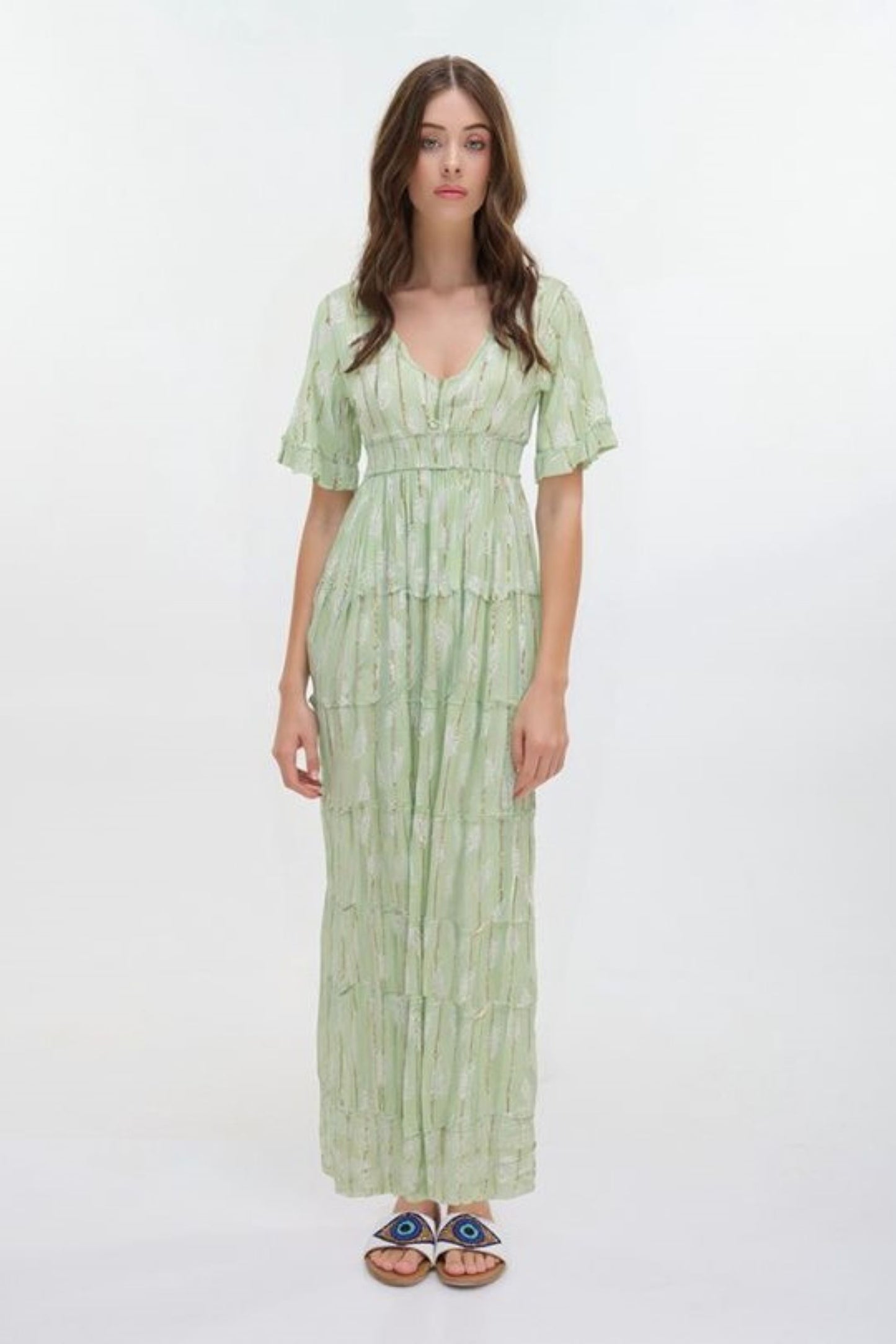 VESTIDO VERDE ÁGUA