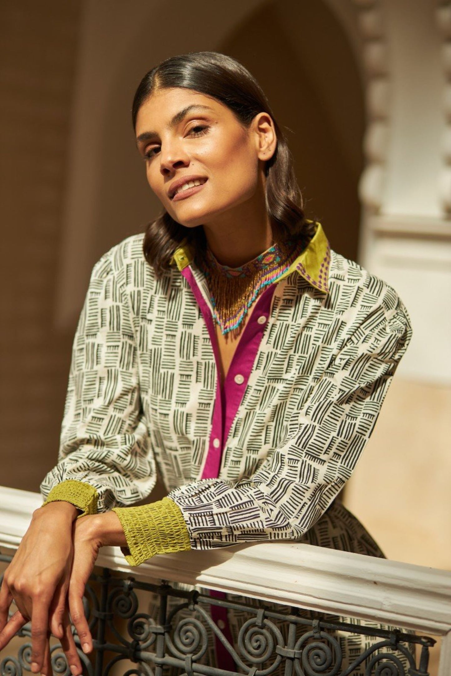 VESTIDO CAMISEIRO AFRICANO
