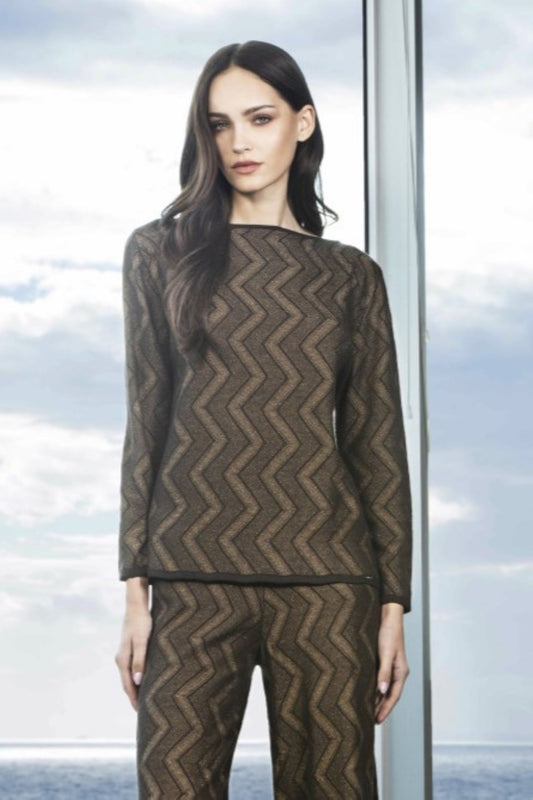 CAMISOLA DE LÃ E LUREX