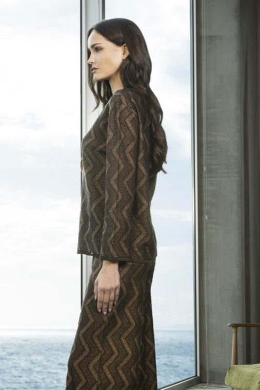 CAMISOLA DE LÃ E LUREX