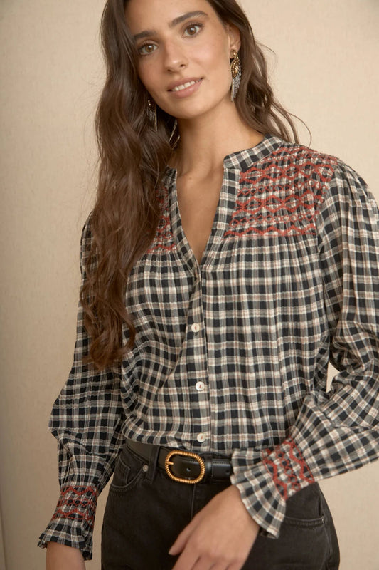 BLUSA QUADRADOS