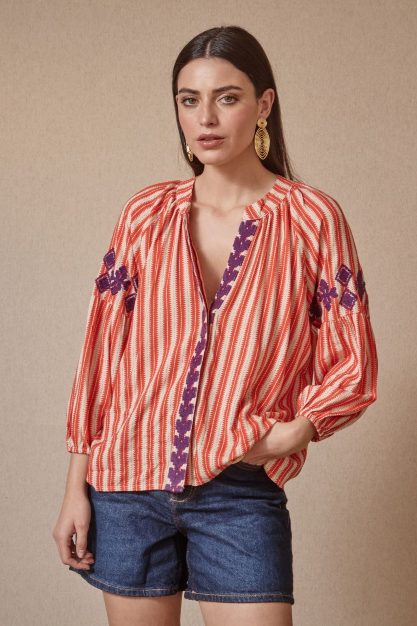 CAMISA BORDADA