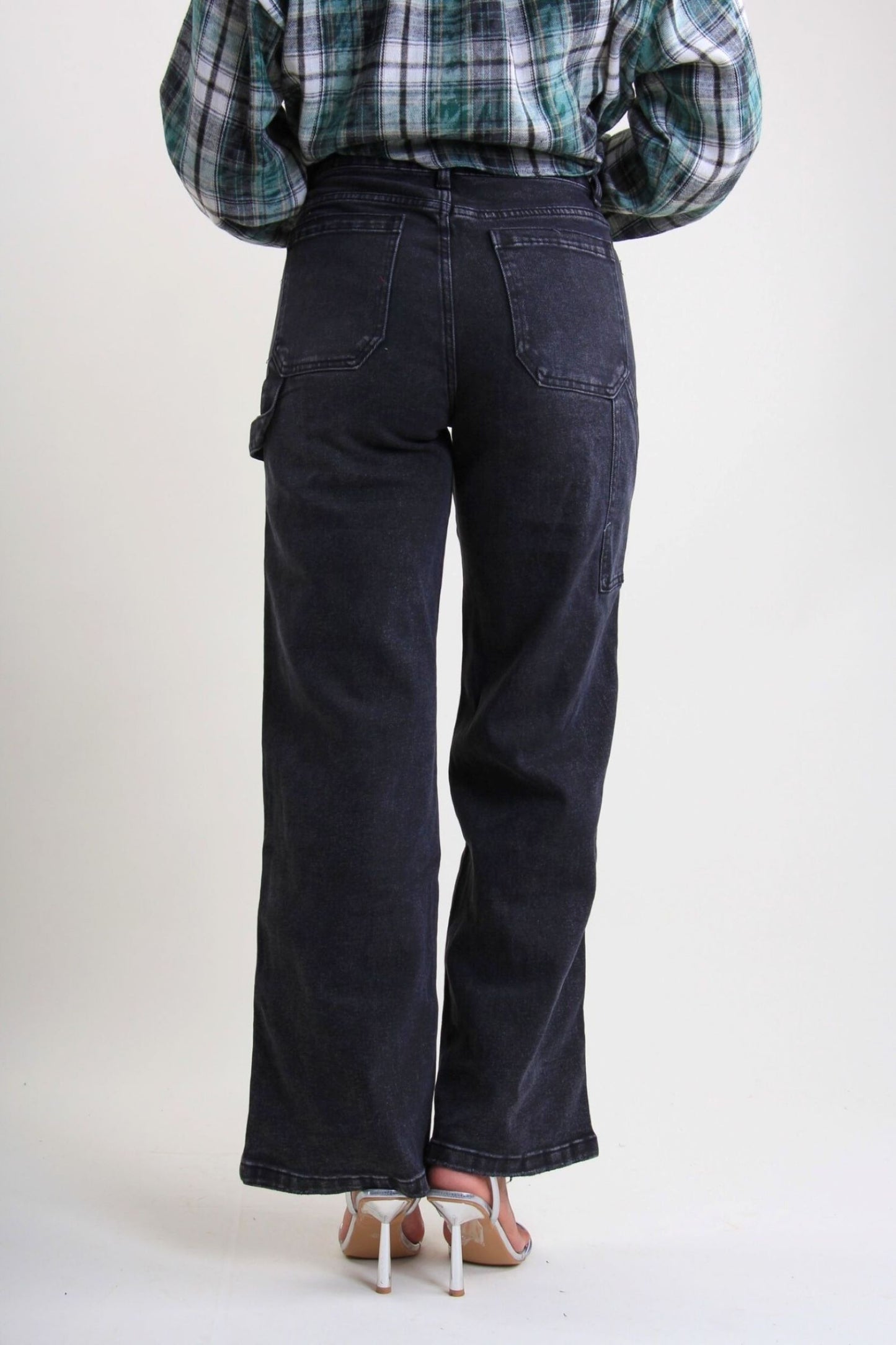 CALÇA DE GANGA PRETA