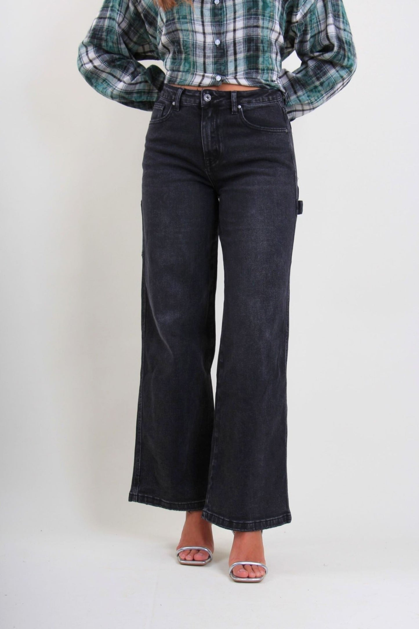 CALÇA DE GANGA PRETA