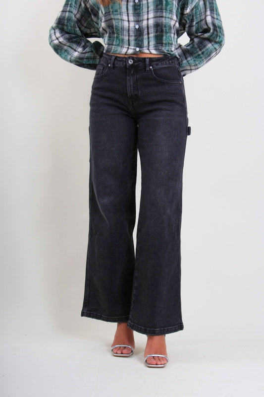 CALÇA DE GANGA PRETA