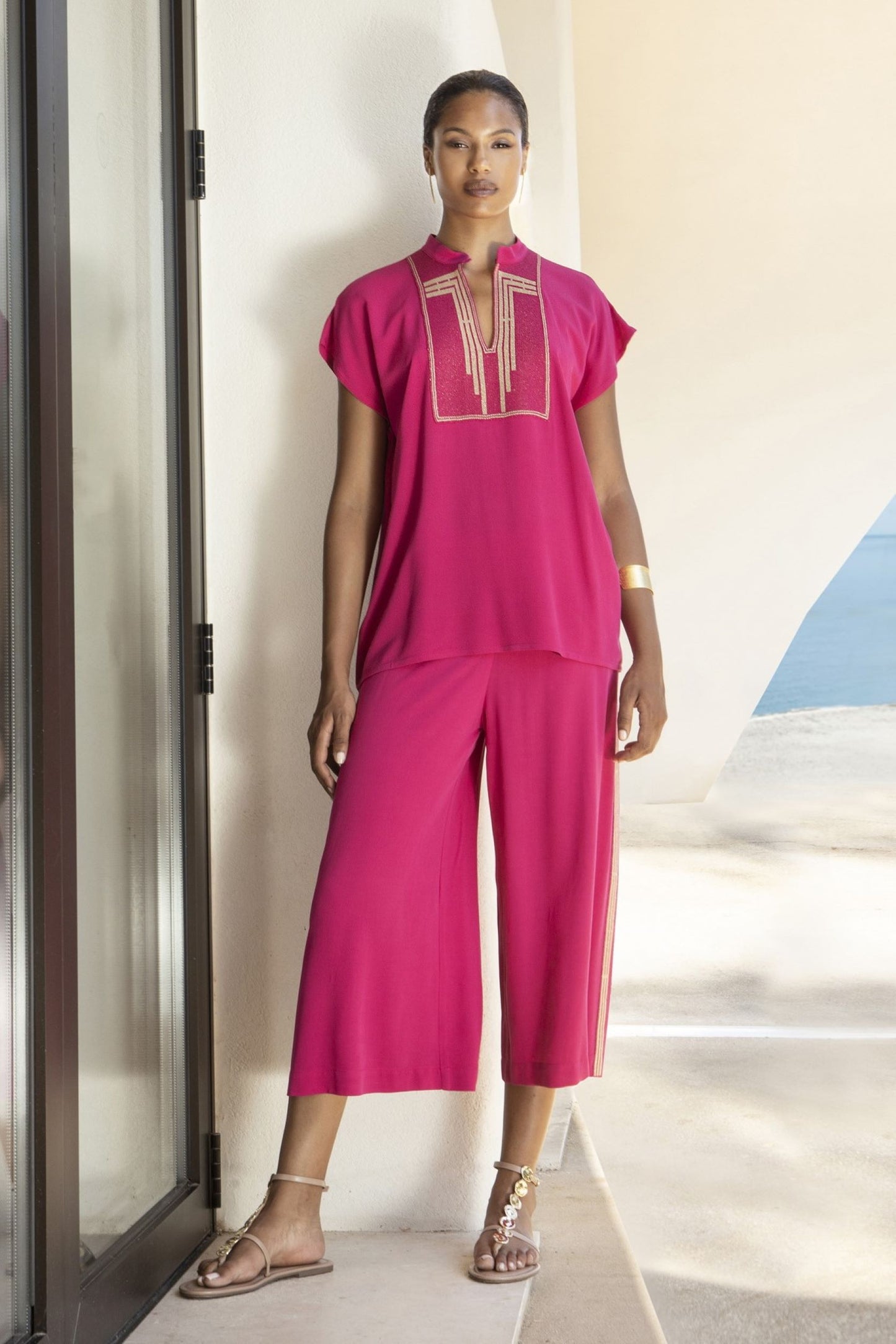 CALÇA ROSA