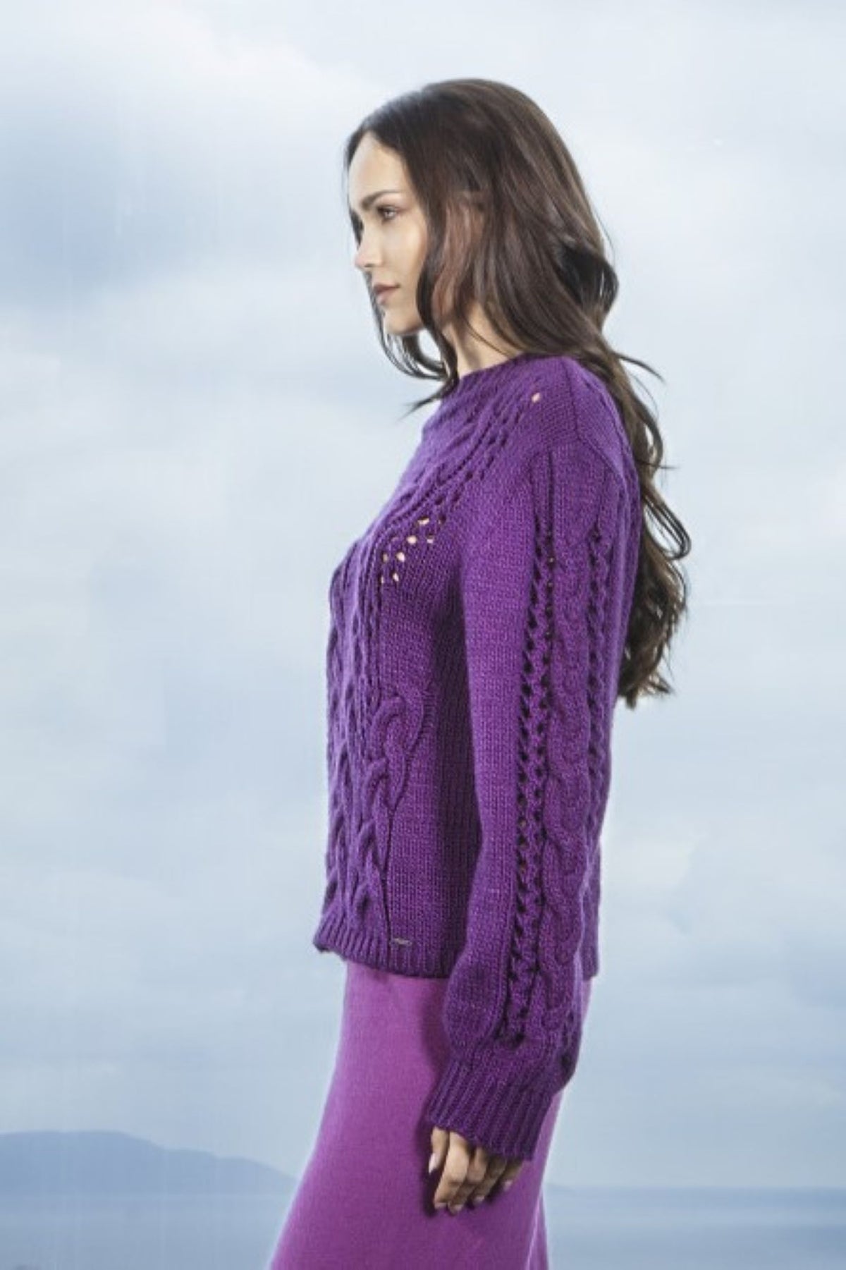 CAMISOLA DE MALHA VIOLETA