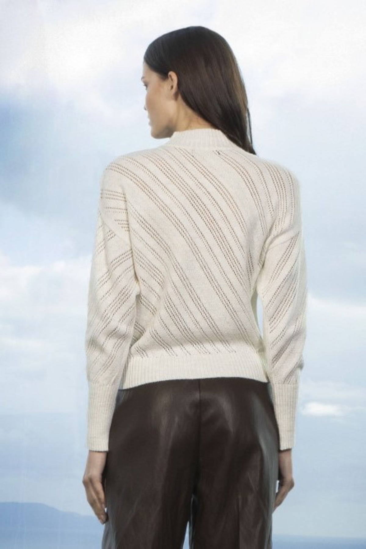CAMISOLA DE MALHA ABERTA