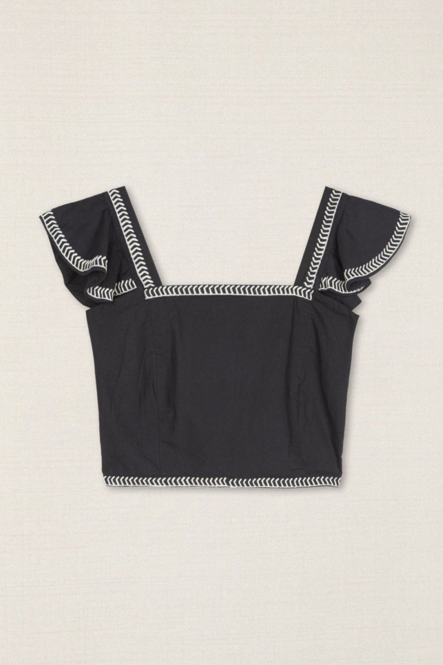 CONJUNTO TOP E SAIA BORDADO