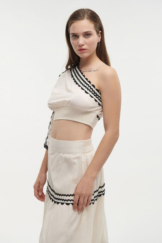 CONJUNTO: TOP E SAIA