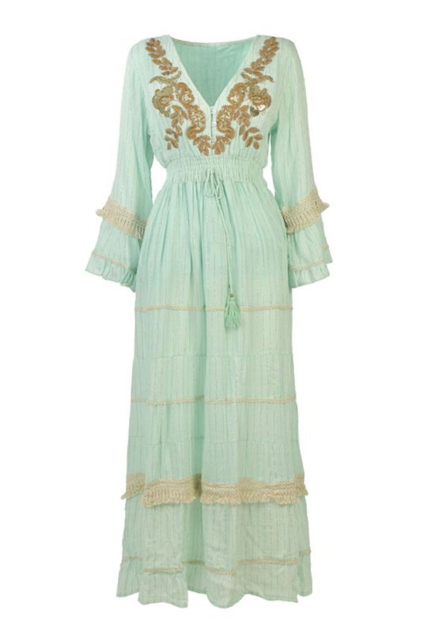 VESTIDO TURQUESA