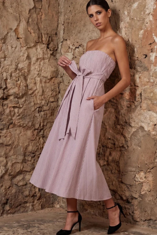 VESTIDO RISCAS