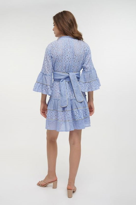 VESTIDO CURTO BORDADO INGLÊS