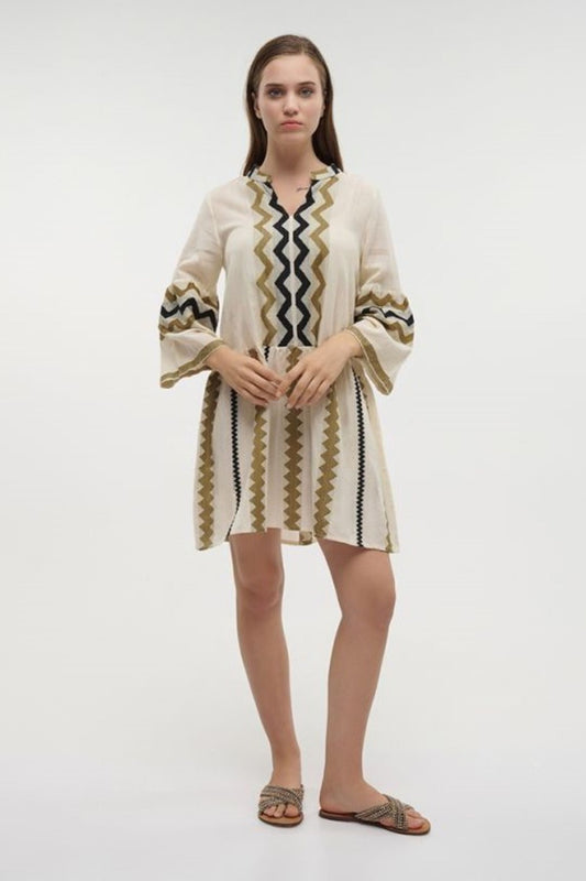 VESTIDO CURTO MULTICOLOR