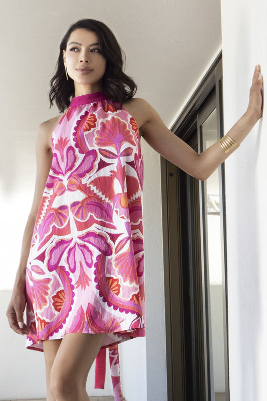 VESTIDO CURTO MULTICOLOR