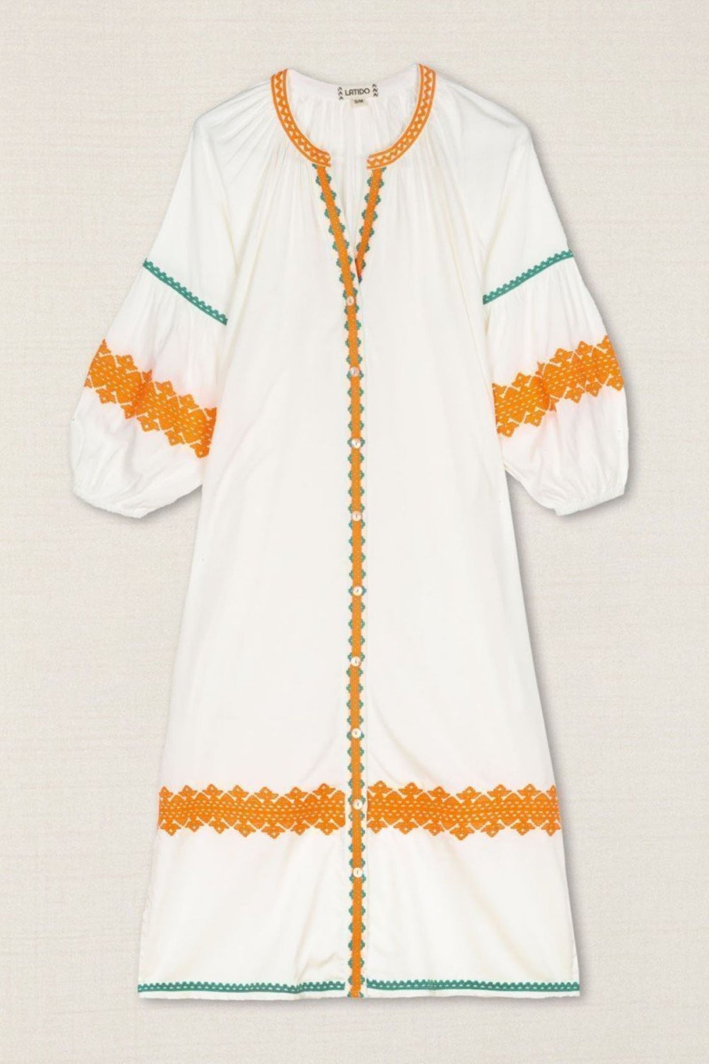 VESTIDO BORDADO