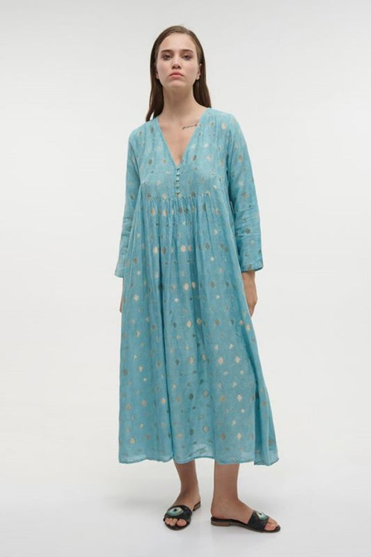 VESTIDO LONGO AZUL