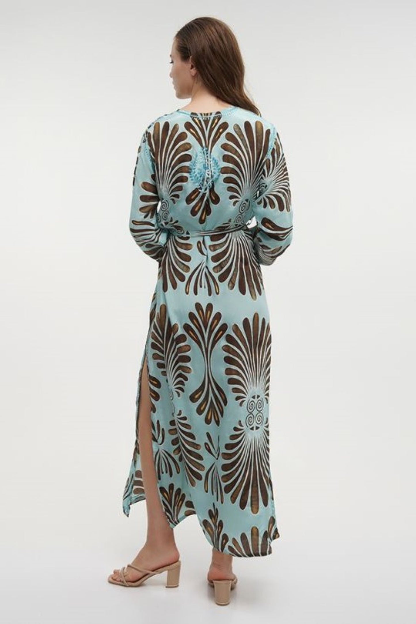 VESTIDO LONGO MULTICOLOR