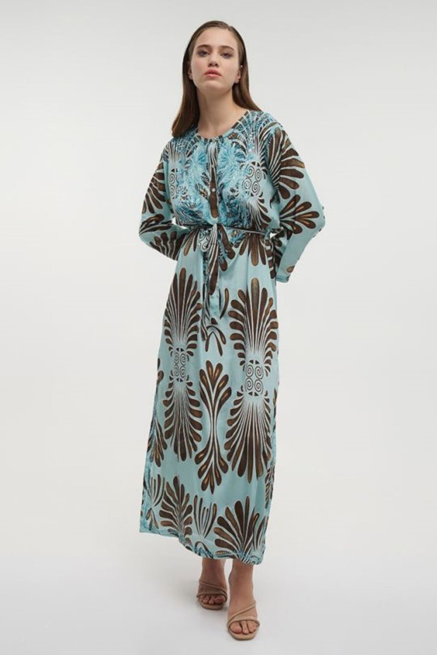 VESTIDO LONGO MULTICOLOR