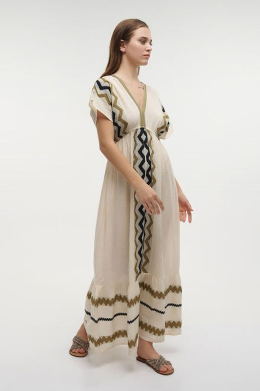 VESTIDO LONGO MULTICOLOR