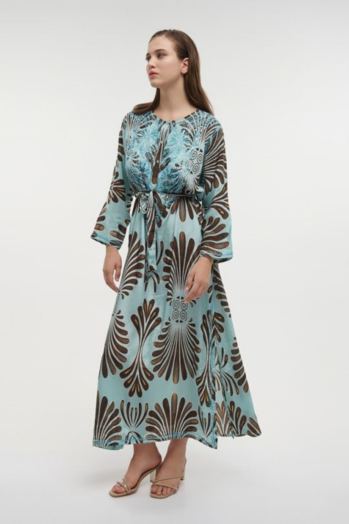 VESTIDO LONGO MULTICOLOR