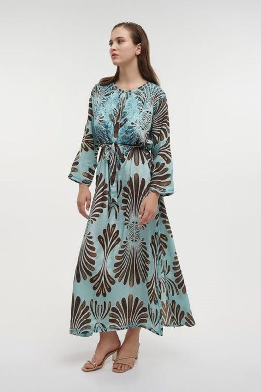 VESTIDO LONGO MULTICOLOR