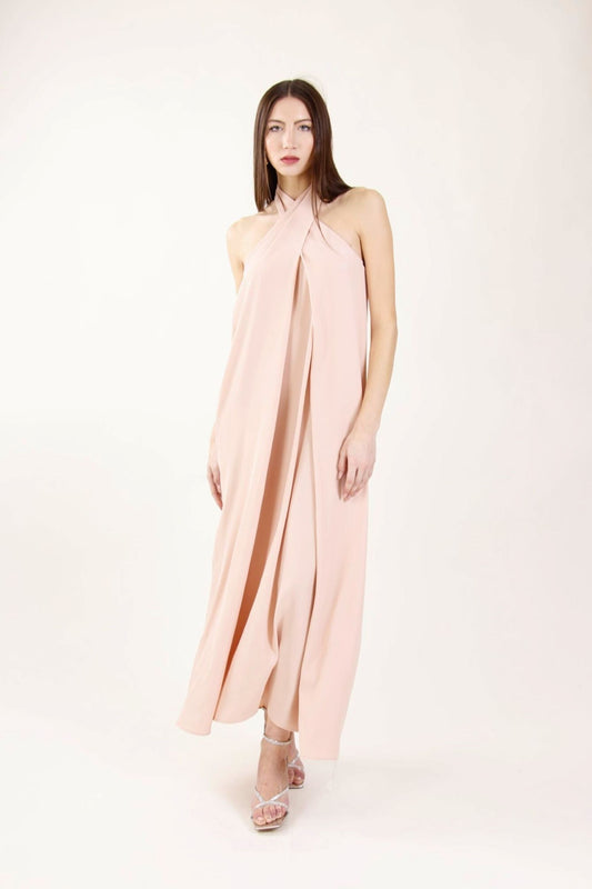 VESTIDO LONGO ROSA