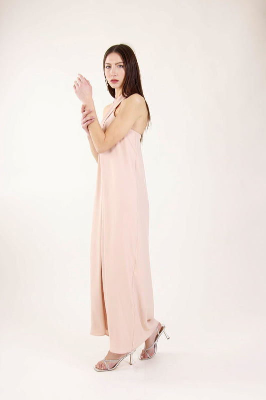 VESTIDO LONGO ROSA