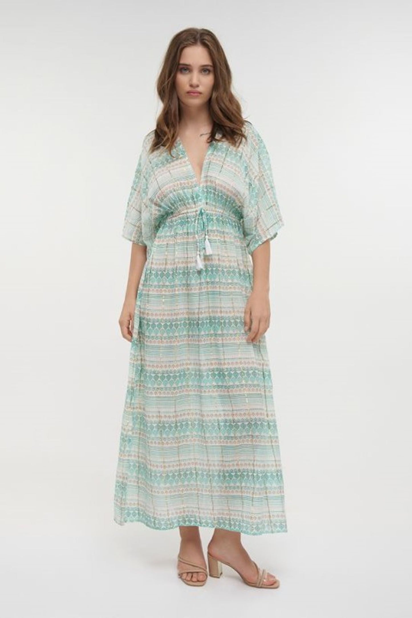 VESTIDO VERDE ÁGUA