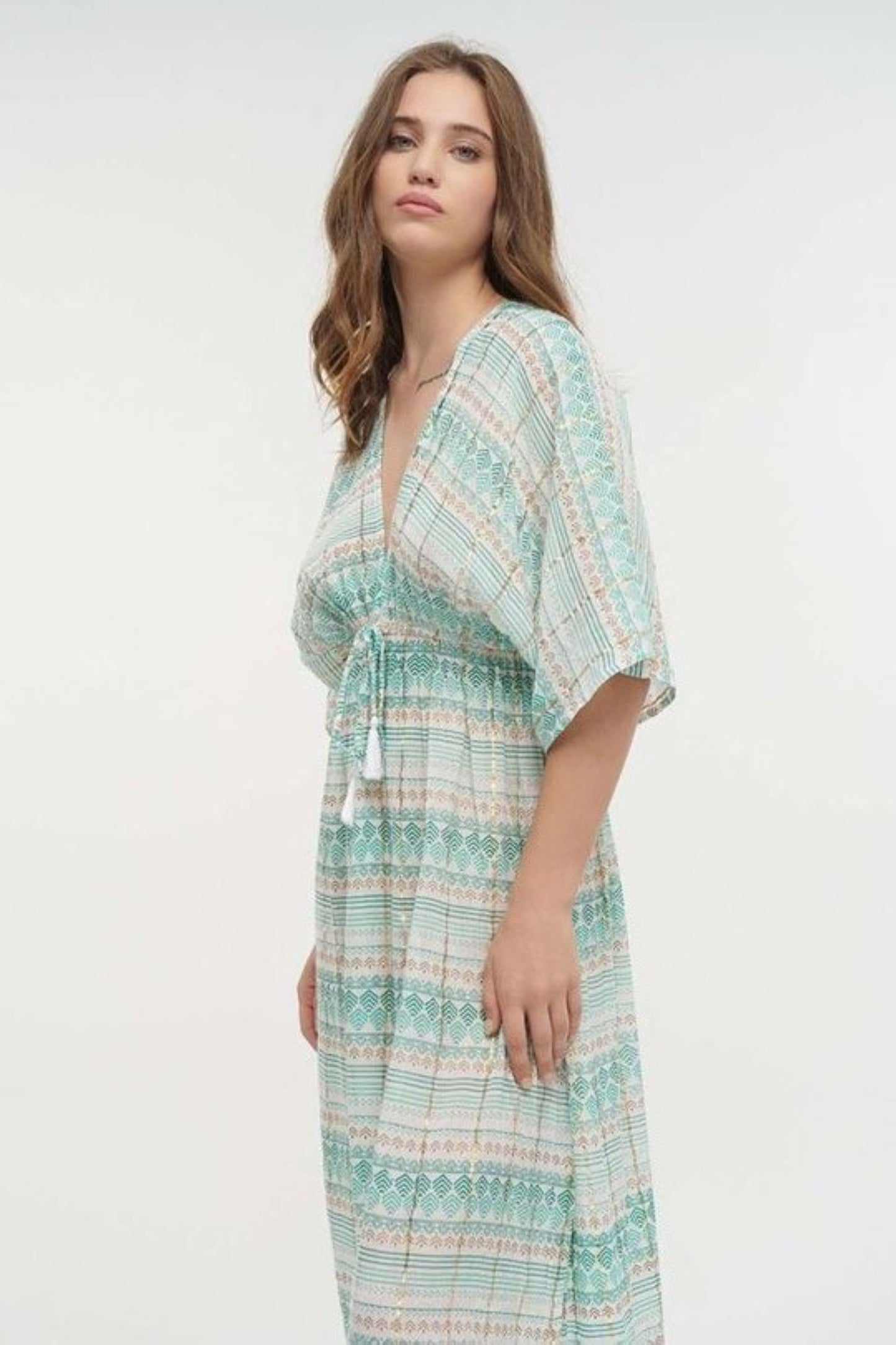 VESTIDO VERDE ÁGUA