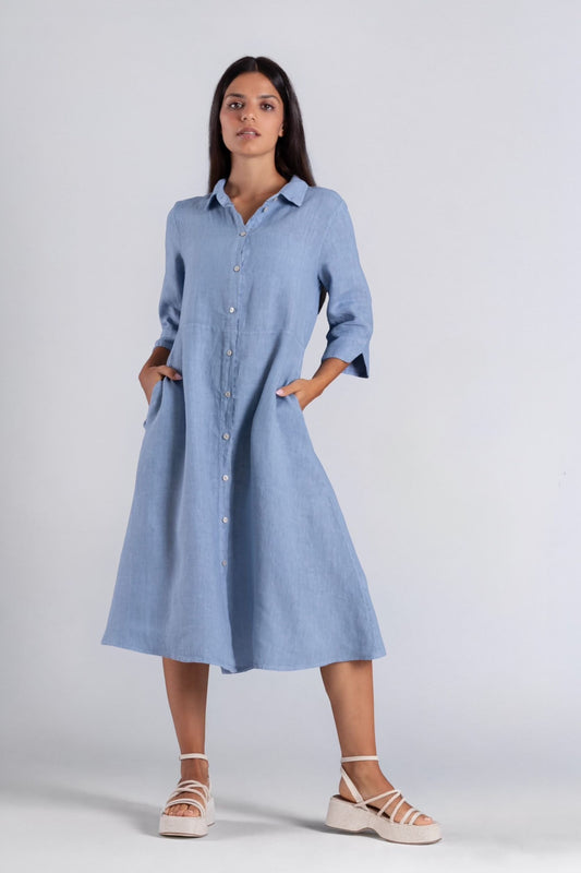 VESTIDO EM LINHO