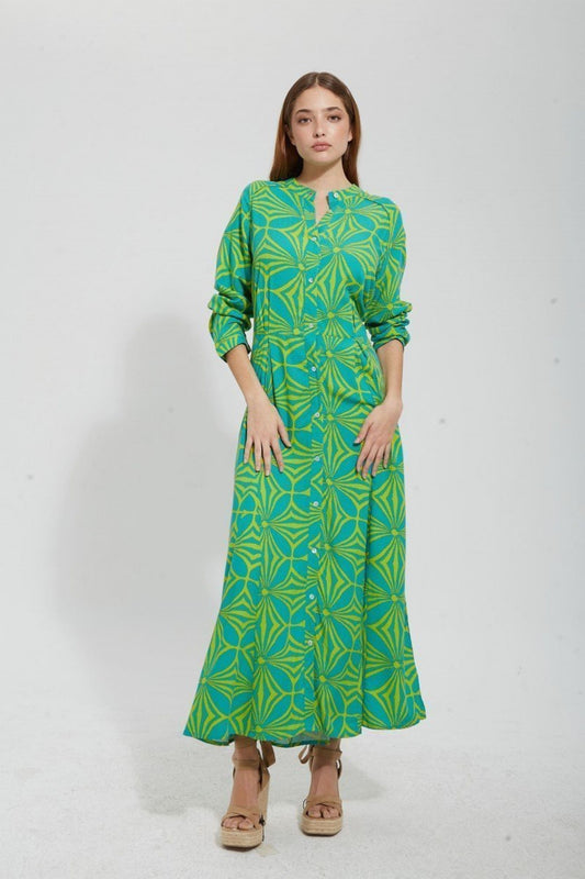 VESTIDO LONGO VERDE